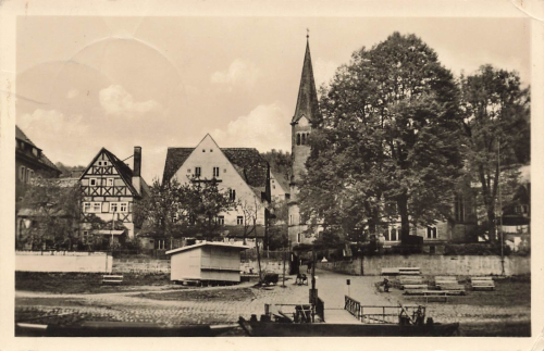 01829 Stadt Wehlen Dampfer Anlegestelle o 1962