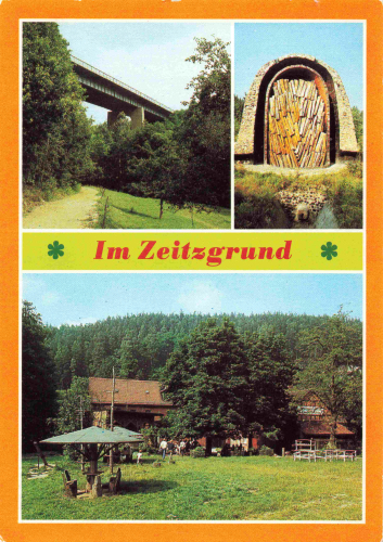 07646 Stadtroda Thueringen Ziegenmühle Zeitzgrund o 1984