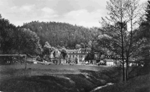 07646 Stadtroda Thüringen Neumühle FDGB Erholungsheim * 1958