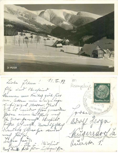Stankt Peter Riesengebirge o 11.02.1941