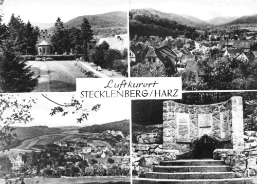 Stecklenberg Harz Mehrbildkarte o 1973
