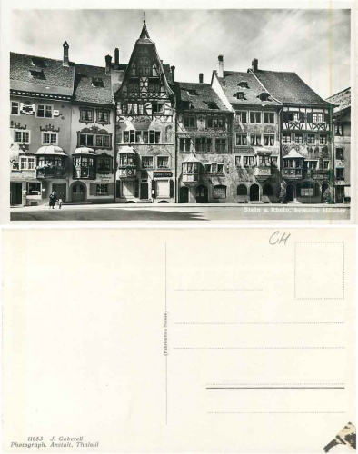 Houses painted in Stein am Rhein * approx. 1930