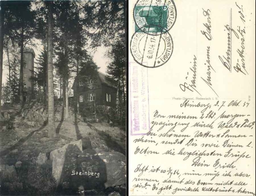 08237 Steinberg bei Wernesgruen o Rothenkirchen 8.10.1934