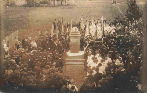 Stelzendorf (Chemnitz) – Monument Dedication, July 11, 1926 – Real Photo Postcard