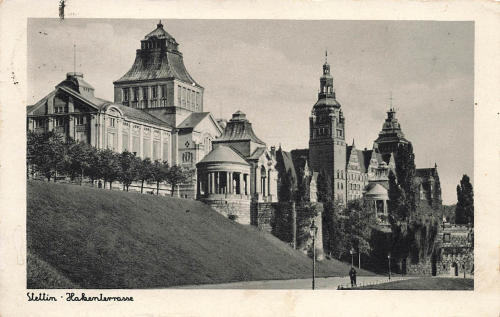 Stettin Hakenterrasse Pommern Szczecin * um 1920