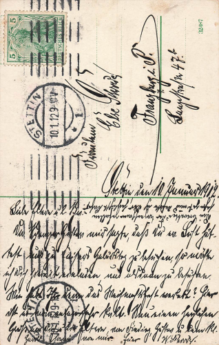 Stettin Felderhofbrunnen Pommern Szczecin o 1912