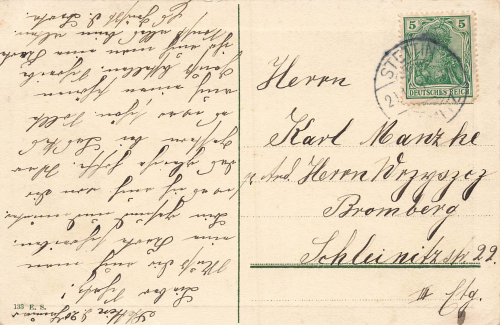 Stettin Quistorp Turm Pommern o 1908