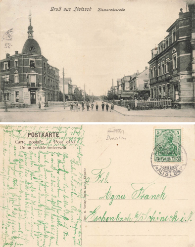 Stetzsch Dresden Bismarckstrasse  o 1908