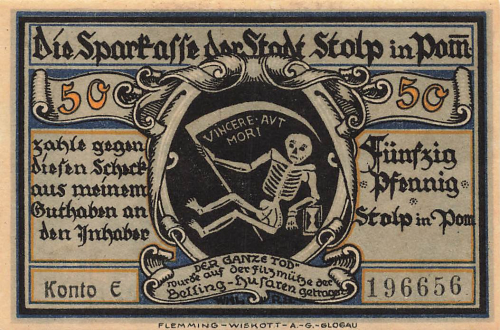 Stolp Pommern Slupsk Notgeldschein um 1920