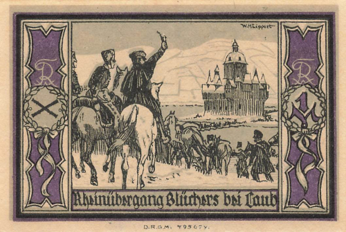 Stolp Pomerania Slupsk emergency banknote circa 1921