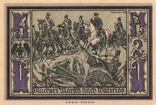 Stolp Pomerania Slupsk emergency banknote circa 1921
