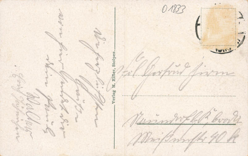 01833 Stolpen Sachsen o um 1920