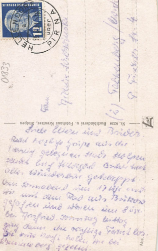 01833 Stolpen Sachsen o 1951