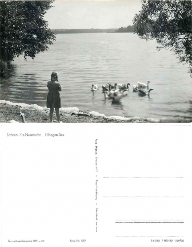 17255 Strasen Wesenberg Ellbogen See *1962