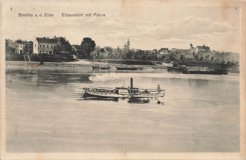 01616 Strehla Elbe Fähre o 1932