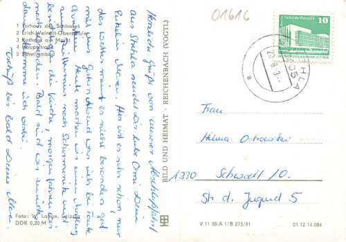 01616 Strehla Elbe Mehrbildkarte o 1983