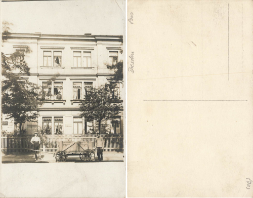 Striesen Dresden Paul Gerhardt Strasse 16 Carl Bachmann Building Trade Real Photo * around 1930
