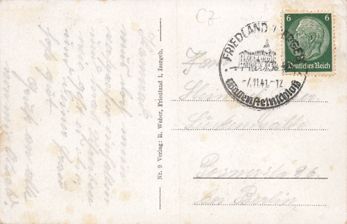 Friedland Isergebirge Markt Frýdlant v Čechách o 1941