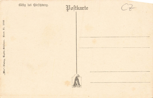 Boesig near Hirschberg, Bohemia, Bezděz * around 1920