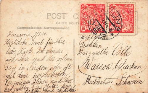 Konárovice Böhmen Okres Kolín o 1924