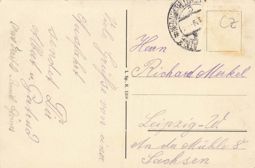 Bergstadt Platten Böhmen Horní Blatná o um 1920