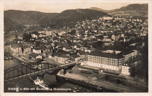 Tetschen Böhmen Decin o 1940