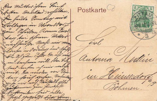 Warnsdorf Real Schule Böhmen Varnsdorf o 1910