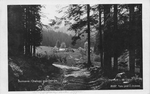 Surmava Chalupy pod Ostrym Böhmen o 1930
