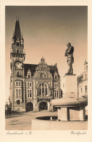 Friedland in Böhmen Rathaus Frýdlant v Čechách * um 1930