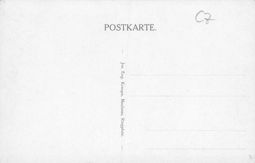 Neuhaus in Bohemia artist card Jindřichův Hradec * around 1920