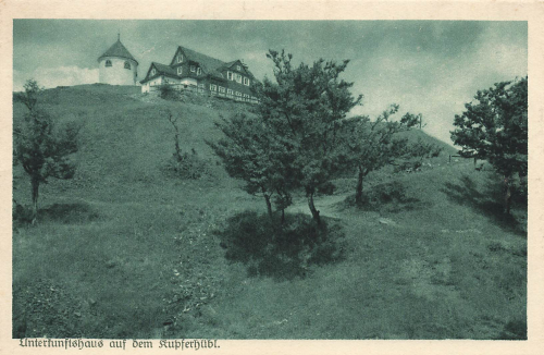 Kupferhübl Unterkunftshaus Böhmen Měděnec gebraucht 1926