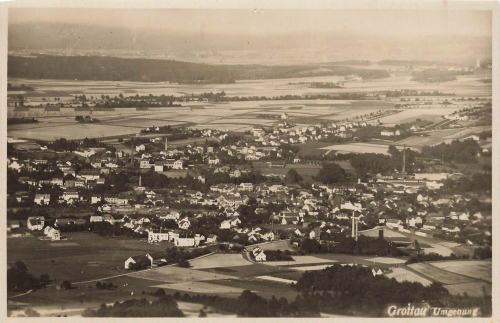 Grottau Böhmen Fliegeraufnahme Hrádek nad Nisou * um 1930