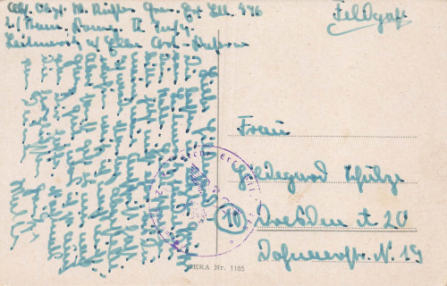 Lobositz Bohemia Sudetengau Lovosice field post WW2 around 1941