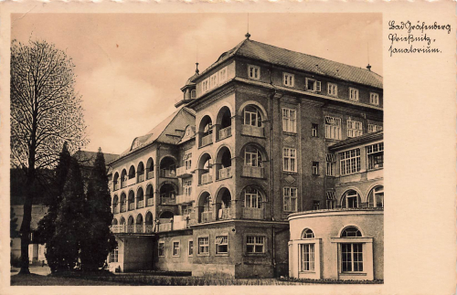 Bad Gräfenberg Prießnitz Sanatorium Lázně Jeseník o 1941