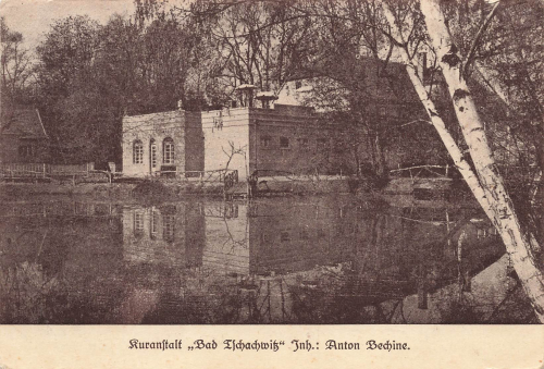 Bad Tschachwitz Kuranstalt Böhmen Čachovice o 1939
