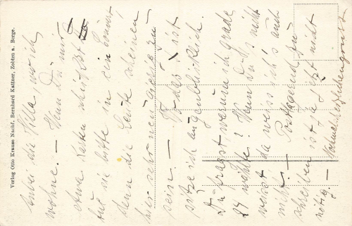 Zobtengebirge Villa Concordia Schlesien Średnia Kopa gebraucht um 1910