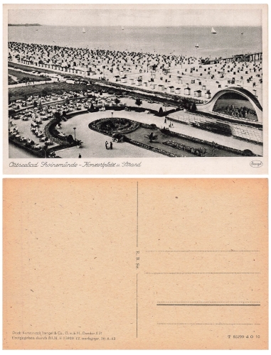 Swinemünde Konzertplatz Strand * ca. 1940