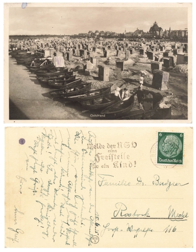 Swinoujscie district of Wollin, Oststrand o June 15, 1935