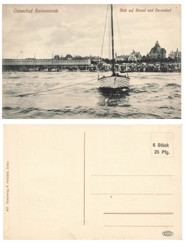 Swinoujscie district of Wollin Herrenbad * approx. 1920