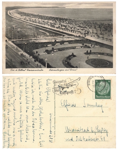 Swinoujscie health resorts Wolin district o 2.8.1938