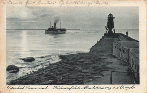 Swinemuende Lighthouse o 1938