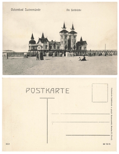 Swinemünde Seebrücke Kreis Wollin  * ca. 1910