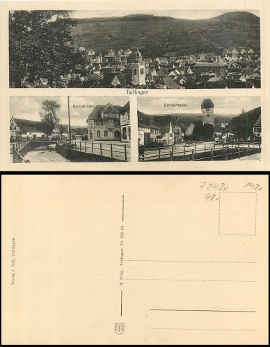 Tailfingen Albstadt * ca. 1920