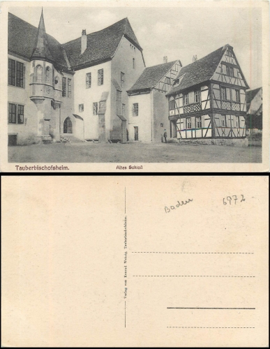 Tauberbischofsheim Altes Schloss *ca. 1930