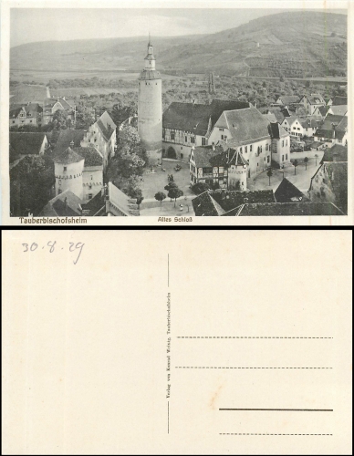 Tauberbischofsheim Castle * approx. 1929
