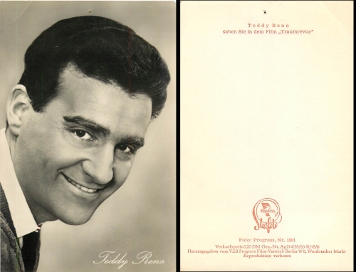 Teddy Reno Progress Starfoto Nr. 1381
