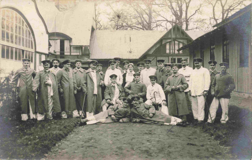 Tegel BerlinLazarett 1. WK Alte Ansichtskarte o 1915