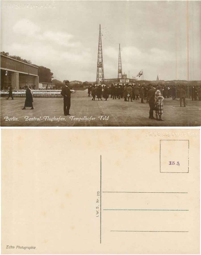 Tempelhofer Feld Berlin Zentral-Flughafen * ca. 1930