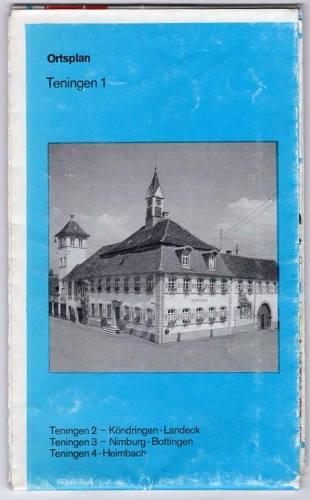 Teningen 1 local map around 1970