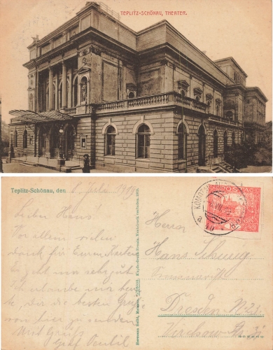 Teplitz-Schoenau Bohemia Theater o July 8, 1919